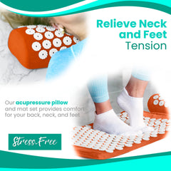Sivan acupressure set rolled for easy storage and portability