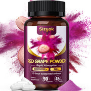 Sizyok Piceid Resveratrol red grape powder bottle for energy and circulation support.