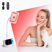 sjzxuv red light therapy front view showing three wavelengths for at-home use