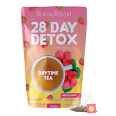 SkinnyBoost Hibiscus Berry tea in a cup for natural refreshment.