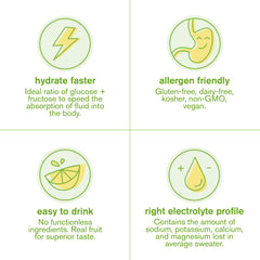 Skratch Labs Exercise Hydration Lemon Lime powder poured into a bottle for refreshment.