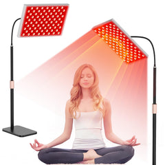 Skylaxy red light face panel with 660nm light for facial care and glow.