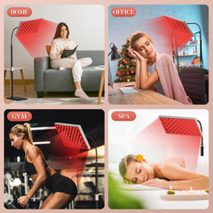 Skylaxy reflecting cups focus light for efficient therapy coverage.