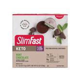 SlimFast Mint Chocolate Keto Fat Bomb Cup packaging for easy on-the-go keto snacking
