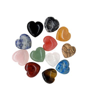 SLWIOYO Rose Quartz Heart 0.8in for calming rituals and desk display.