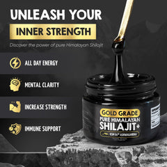 Smart Dose Himalayan-origin Shilajit emphasizes authentic resin from the Indian Himalayas.