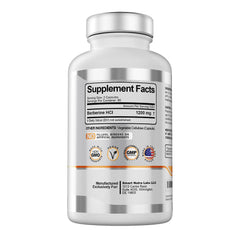 Smart Nutra Labs berberine ingredients list; GMP-certified quality.