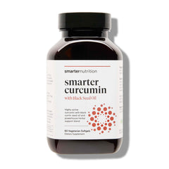 SMARTERNUTRITION Curcumin Softgels bottle front for a high-absorption turmeric supplement