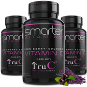 SmarterVitamins 3-pack berry capsules for daily immune support.