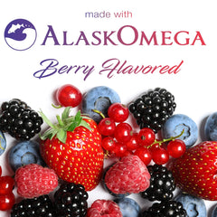 SmarterVitamins AlaskOmega label highlights sustainably wild-caught EPA and DHA