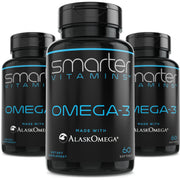 SmarterVitamins Omega-3 Berry Bottle for daily wellness and triple-strength EPA/DHA