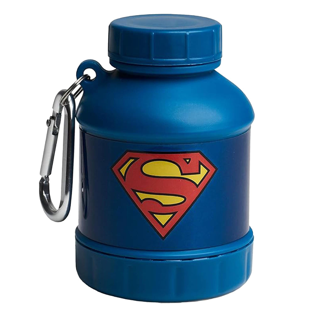 Smartshake Justice League Whey2Go funnel on-the-go design for mess-free mixing
