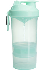 SmartShake Original 2GO mint green bottle, front view for on-the-go hydration