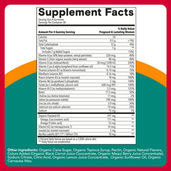 Grape flavor SmartyPants Organic Prenatal Gummies appealing daily option