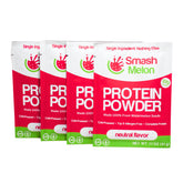 Smash Melon Watermelon Seed Protein Powder four-serving pack ideal for trial smoothies.