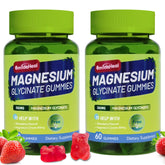 SmildeHeal magnesium glycinate gummies bottle, gluten-free and gelatin-free daily support