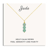 SmileBelle Jade Necklace with crystal beads enhances daily elegance and versatility