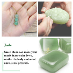 SmileBelle natural gemstone beads offer unique color variation in each piece