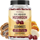 SmNutrition gomitas hongos melena de león sabor frambuesa, para apoyo general
