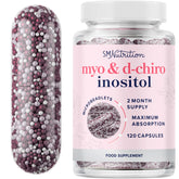 SMNutrition Myo-Inositol & D-Chiro bottle supports balanced hormones and ovarian health.