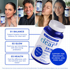 SMNutrition Zinc and Hyaluronic Acid tablets emphasizing hydration and barrier support.