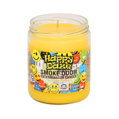 Smoke Odor Exterminator Happy Daze 13oz jar candle for odor removal