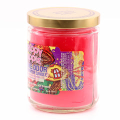Smoke Odor Exterminator Trippy Hippie candle bold design adds fresh fragrance in any space