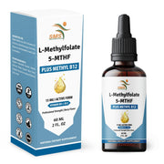 SMS Health Products L-Methylfolate bottle-2oz: convenient daily dosing with high potency.