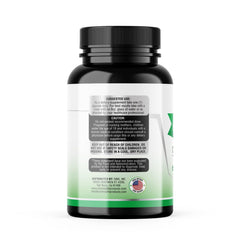SMS Health Products Saw Palmetto label closeup highlights non-GMO, made in USA quality.