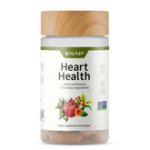 Snap Supplements Heart Health bottle front showing capsule count for daily circulation support