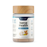 Snap Supplements nerve health bottle front showing daily support for nerve function