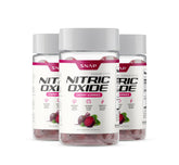 Snap Supplements Nitric Oxide Beet Root Gummies bottle for daily circulation support.