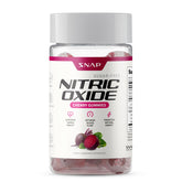 Snap Supplements Nitric Oxide Beet Root Gummies bottle front for easy daily energy support.