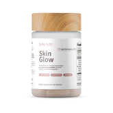 Snap Supplements Skin Glow bottle front showing radiant skin support for daily use