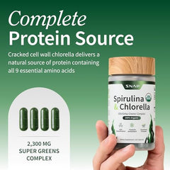 Snap Supplements label close-up highlighting organic greens and nutrient-rich ingredients.