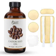 Sneosnai castor oil bottle in amber glass preserves purity for storage