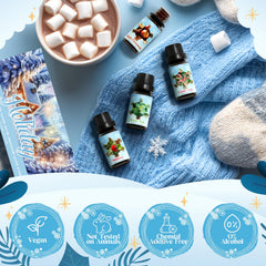 SNOWSEN Candy Cane bottle with sweet, uplifting aroma