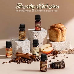 SNOWSEN Pumpkin Pie diffuser oil for autumn ambiance.
