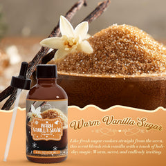 SNOWSEN Warm Vanilla Sugar in diffuser creating relaxing aromatic ambiance.