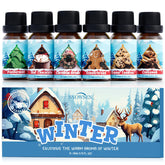 SNOWSEN Winter Set Christmas Wreath bottle for diffusers delivering festive forest aroma.