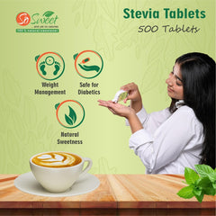 So Sweet stevia tablets added to hot coffee