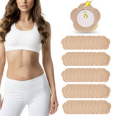 SOFOXYI belly button castor oil patches, 50-piece pack for mess-free daily use