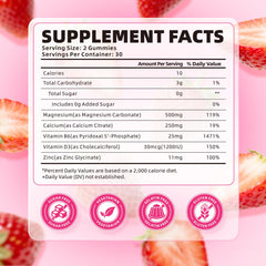 Close-up of Softbear gummies in strawberry flavor for a sugar-free vegan option.