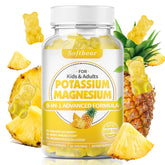 Softbear Potassium Gummies bottle for daily use and muscle support