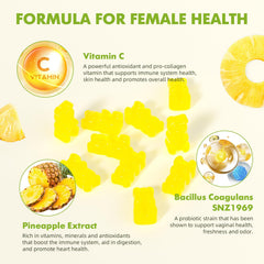 Softbear pineapple flavor close-up hints at pH-friendly routine