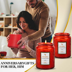 SogYupk Sweet Rose candle displayed in a bedroom as decor