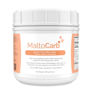 Solace Nutrition MaltoCarb powder bottle showing gluten-free, plant-based energy support.