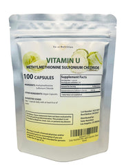 Solar Nutrition Vitamin U bottle front label for daily wellness.
