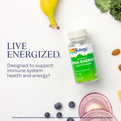 SOLARAY B-complex capsules emphasizing energy metabolism and wellness