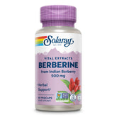 SOLARAY Berberine 500mg bottle front view for daily wellness support